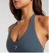 GS | Halter Neck Cami with Shelf - Titanium Blue